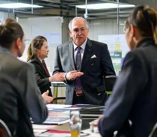 reunião com a Chefe de Unidade da Fiscalização